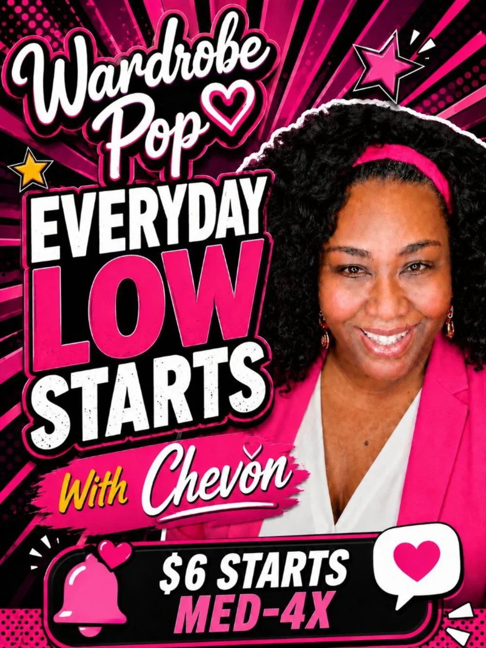 📢EVERY DAY LOW STARTS WITH WARDROBE POP! - Picture 1 of 1